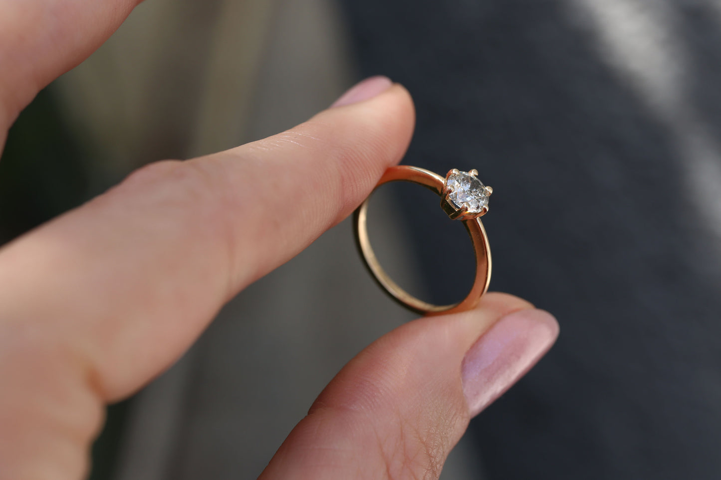 Anillo Joyce Bridal Diamante Sal Pimienta III 0.71cts