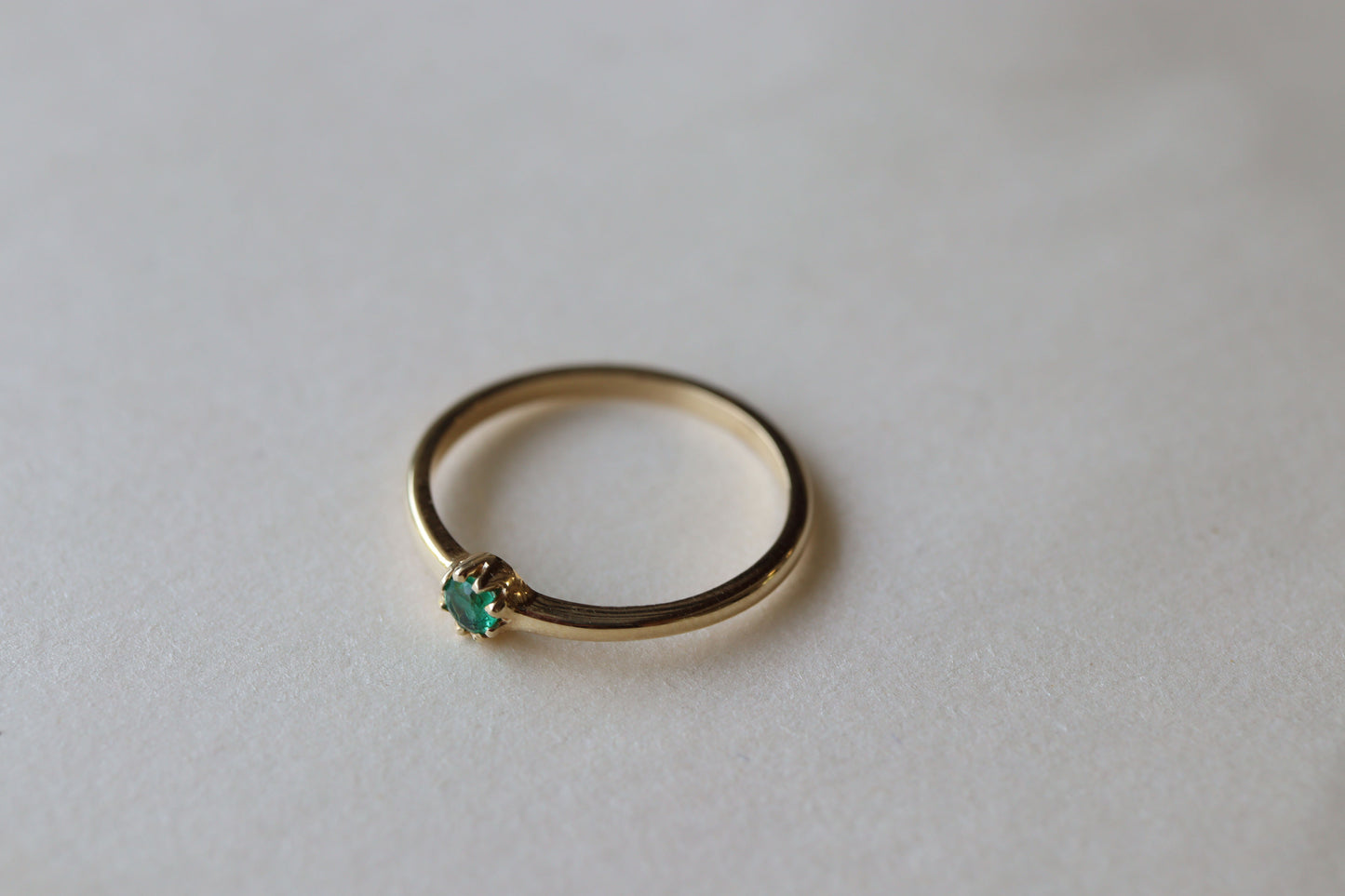 Anillo Luciana Esmeralda