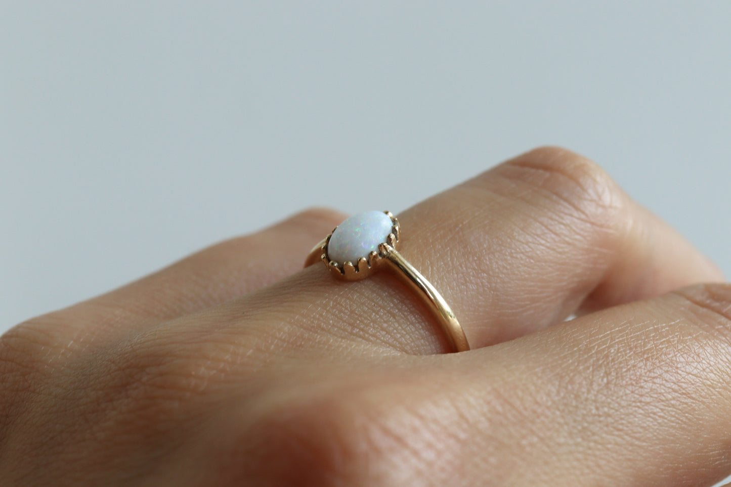 Anillo Luciana Opalo Australiano