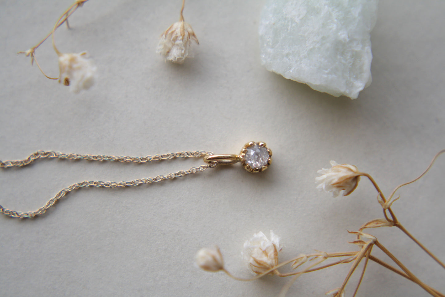 Collar Luxe Diamante Rosecut Fine