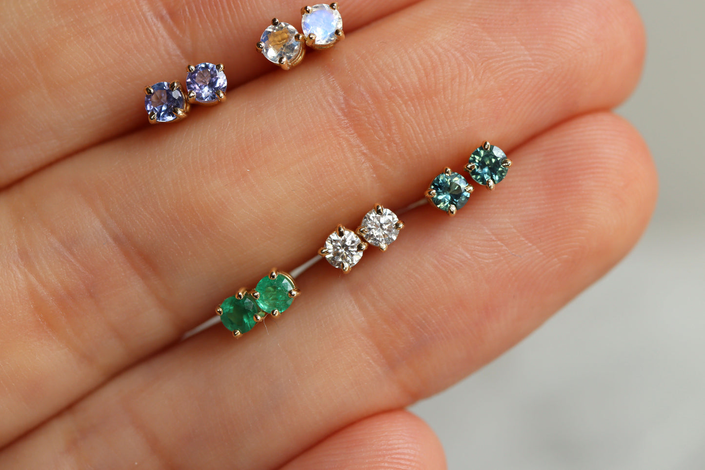 Aretes Luxe Esmeralda fine