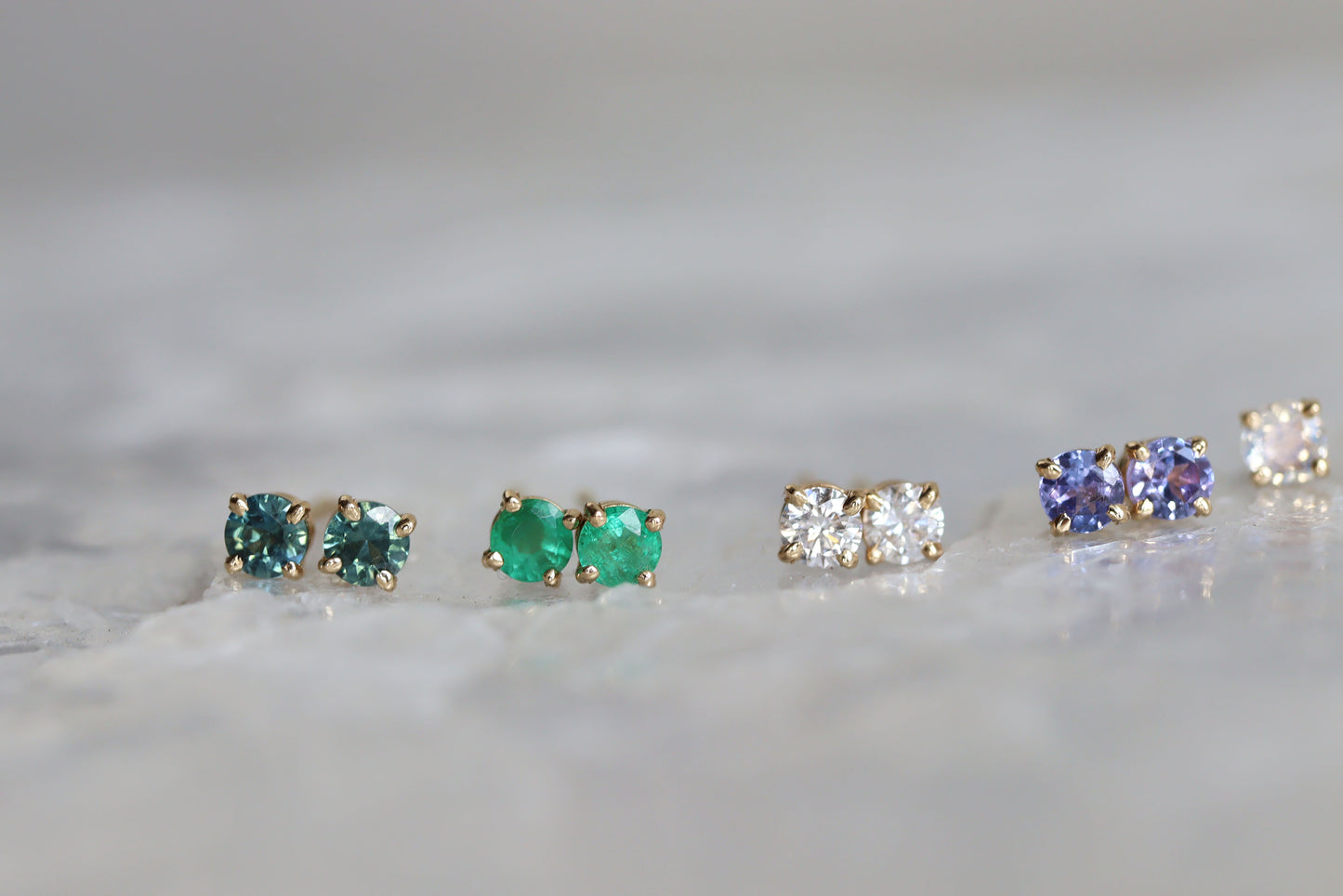 Aretes Luxe Moonstone fine