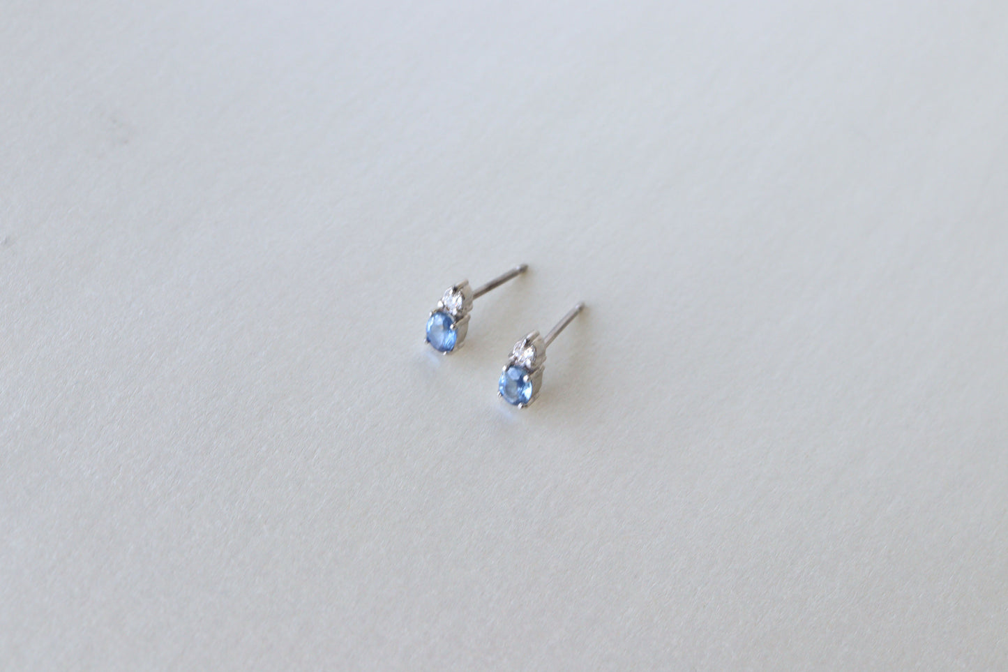 Aretes Luxe Zafiro y Diamantes Fine