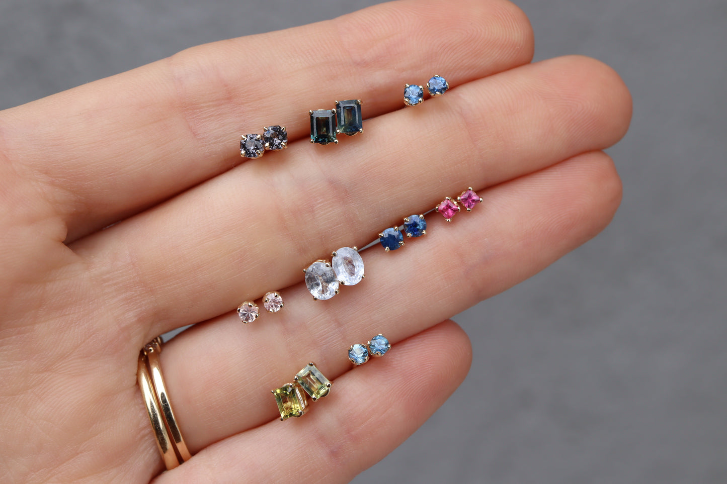 Aretes Luxe Pares a Elegir Minis Fine