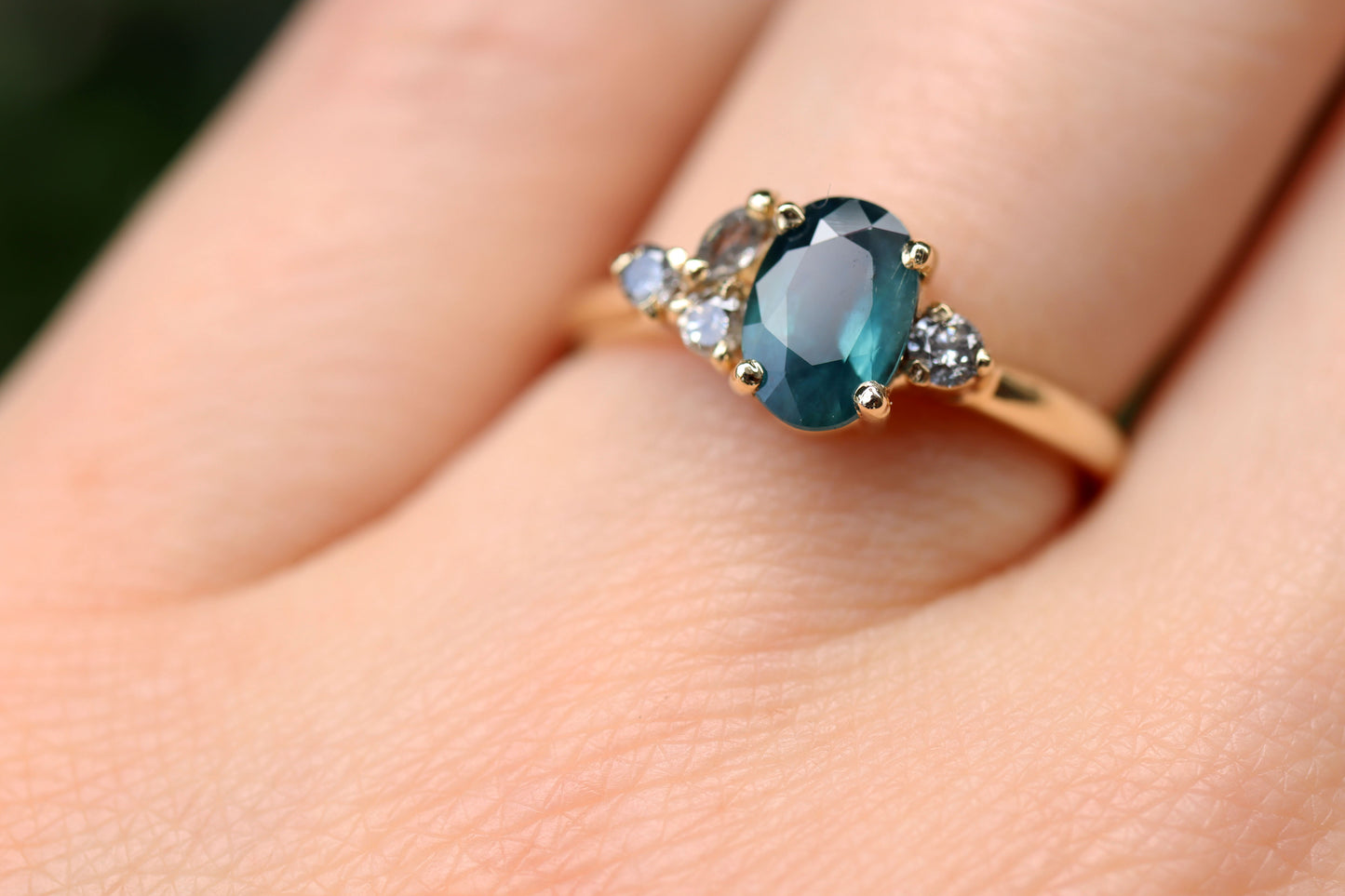 Anillo Mar Zafiro Australiano Bridal