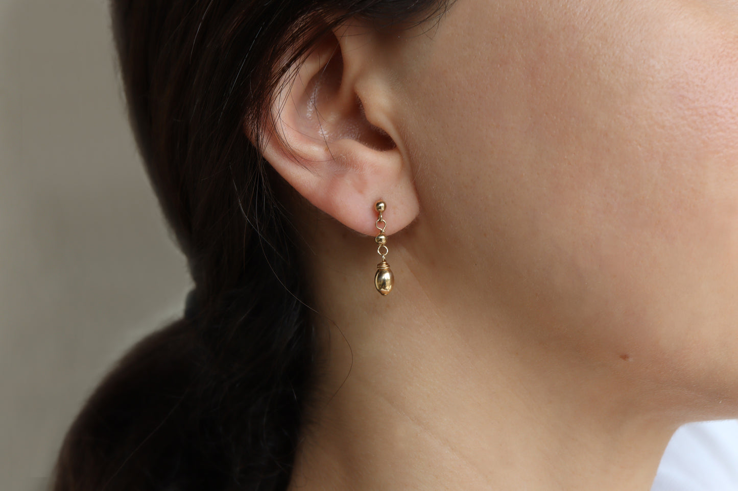 Aretes Mariana Oro Laminado