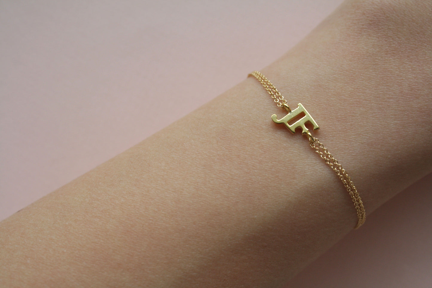 Pulsera Dos Iniciales Personalizadas