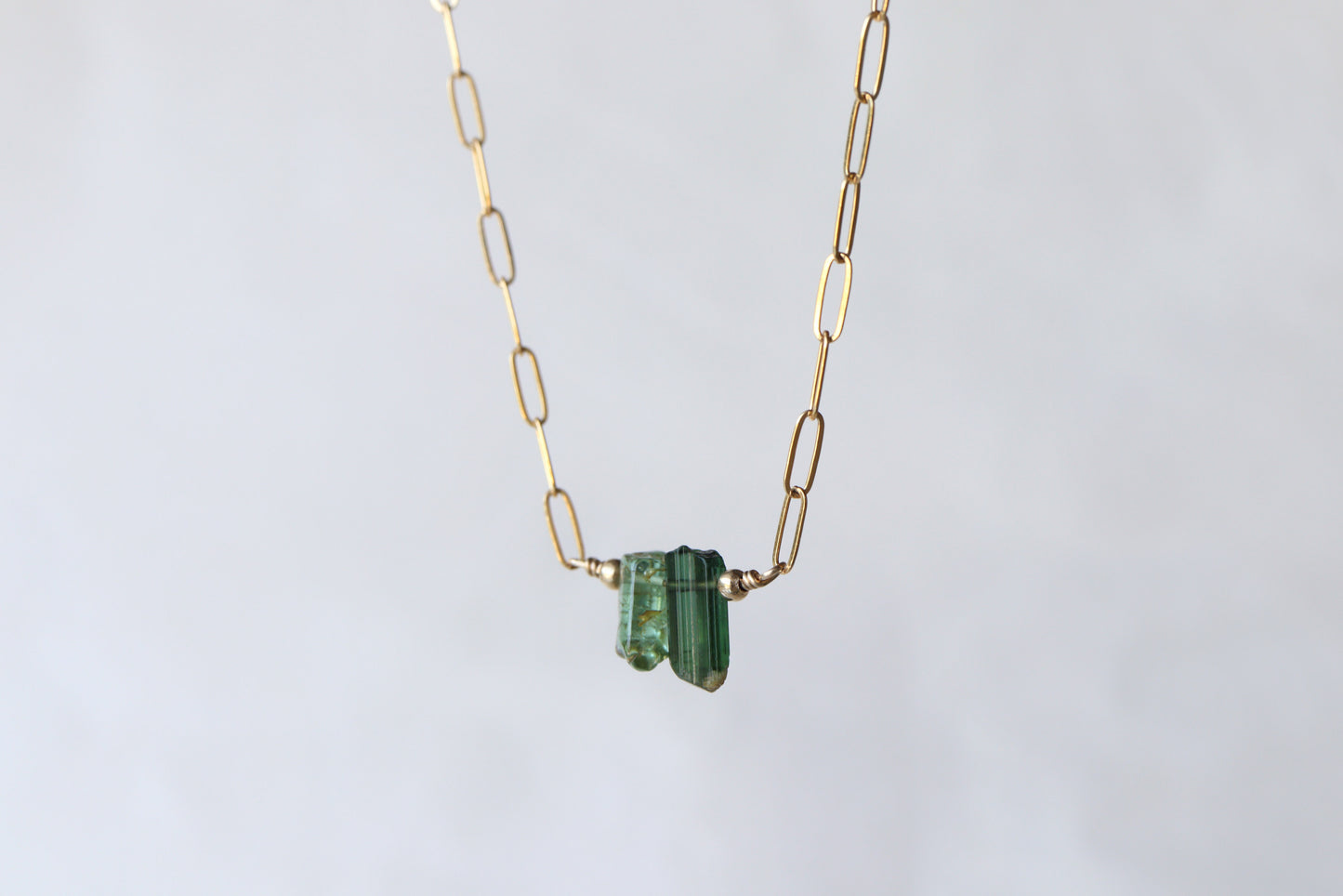 Collar Maya Turmalina Verde