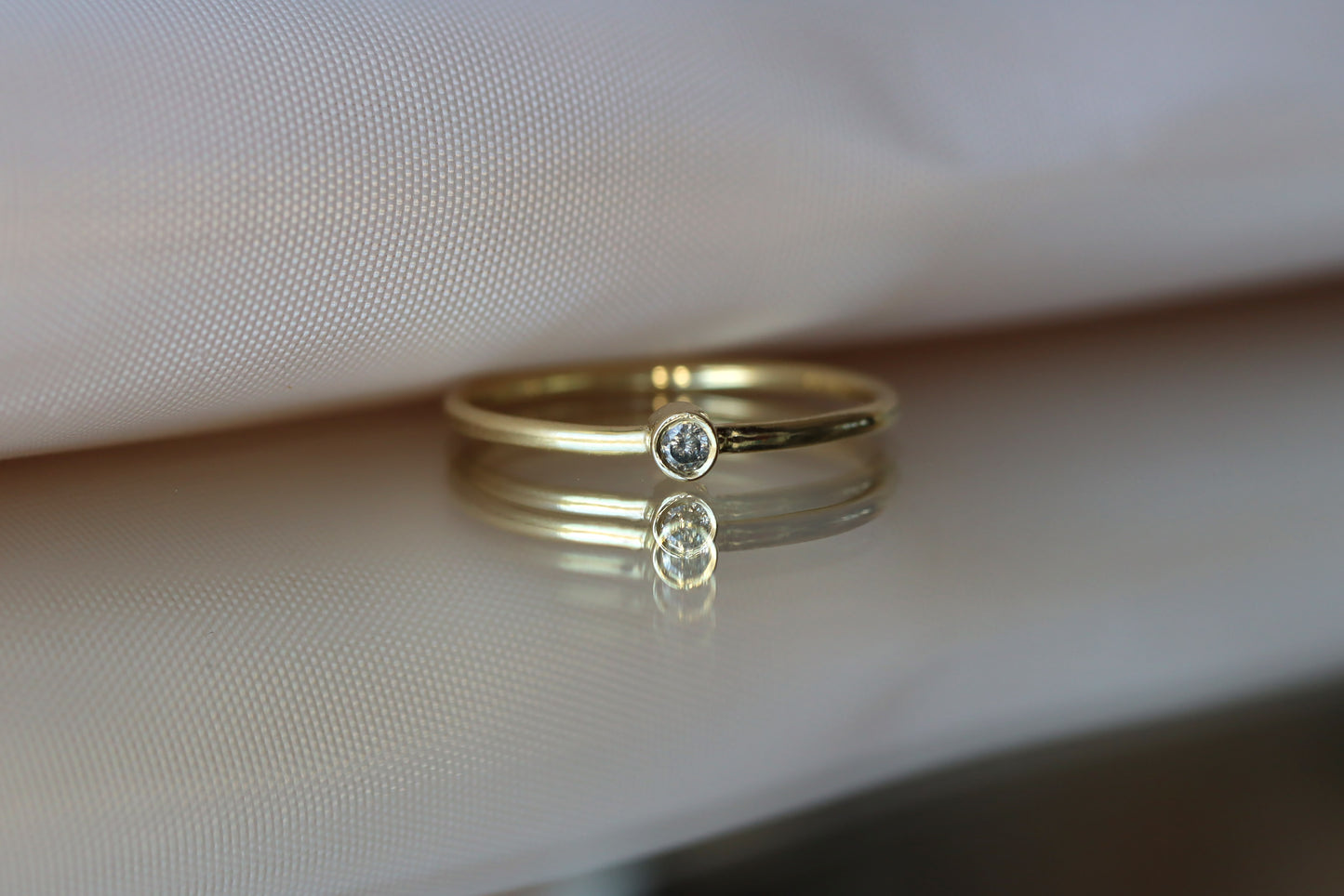 Anillo Mila Diamante Sal Pimienta