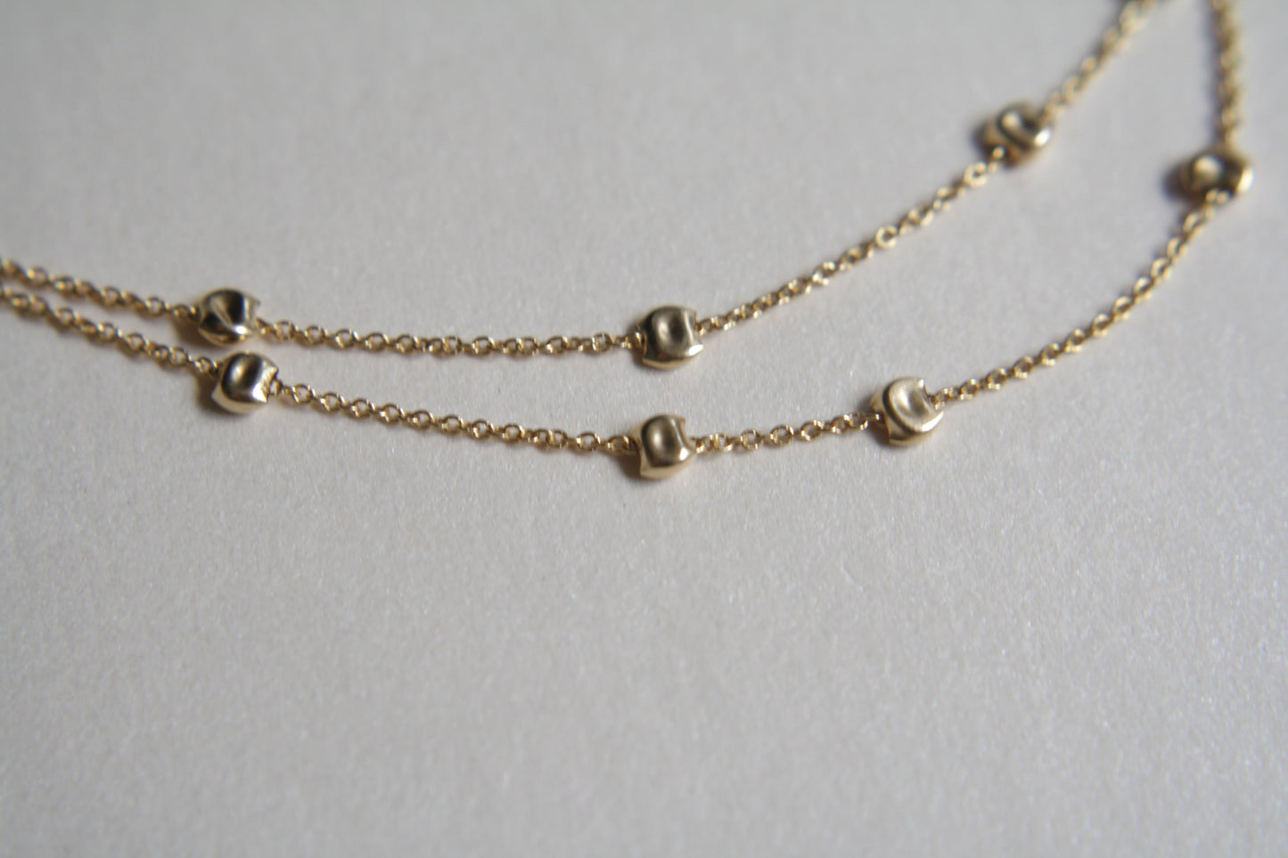 Collar Molten Gold Doble