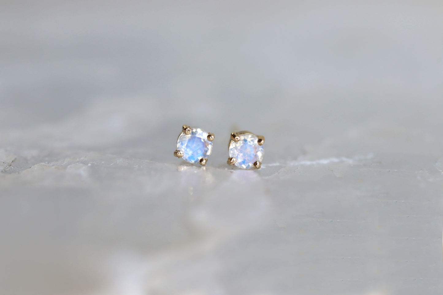 Aretes Luxe Moonstone fine