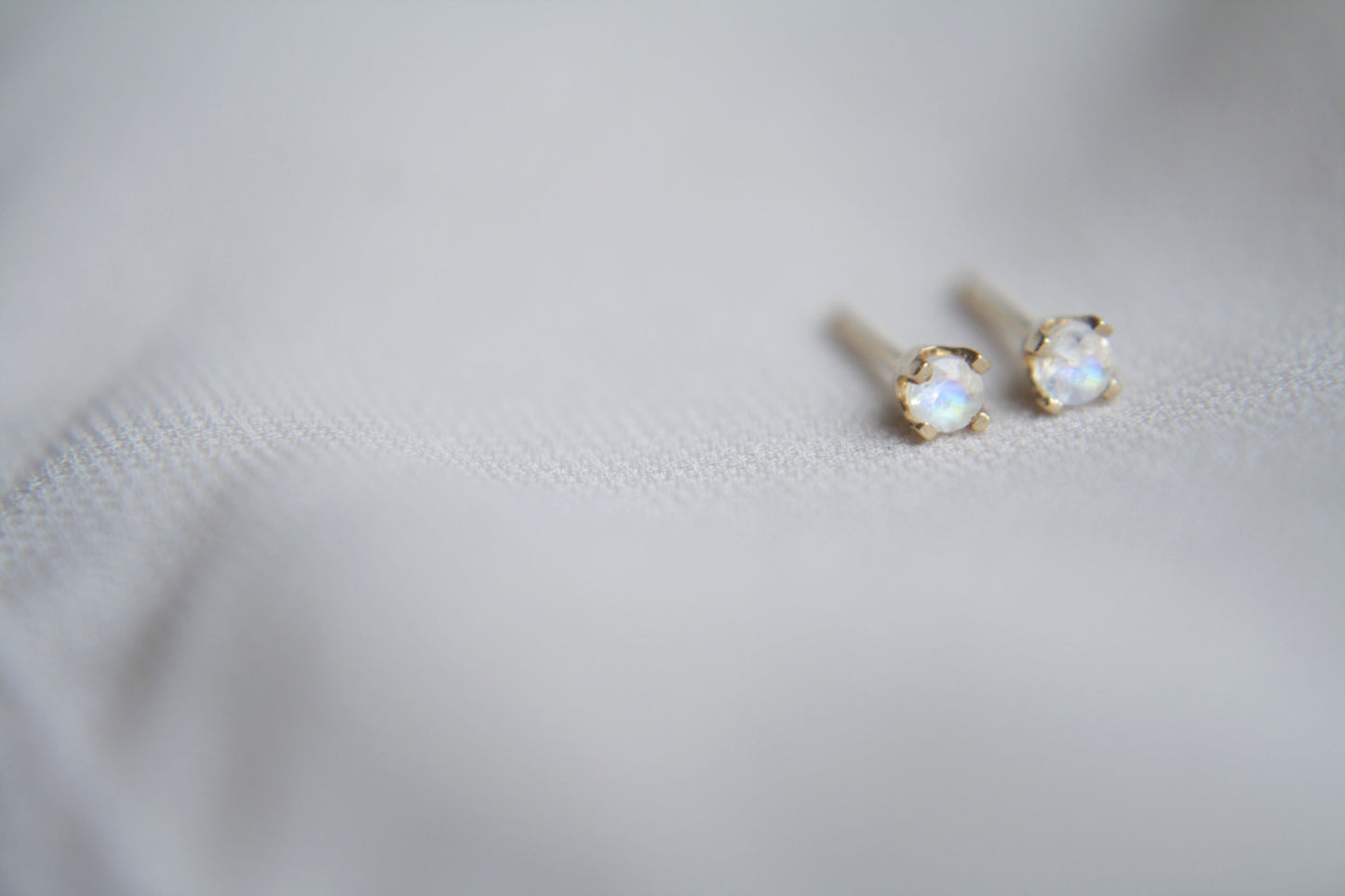 Aretes Luxe Moonstone fine