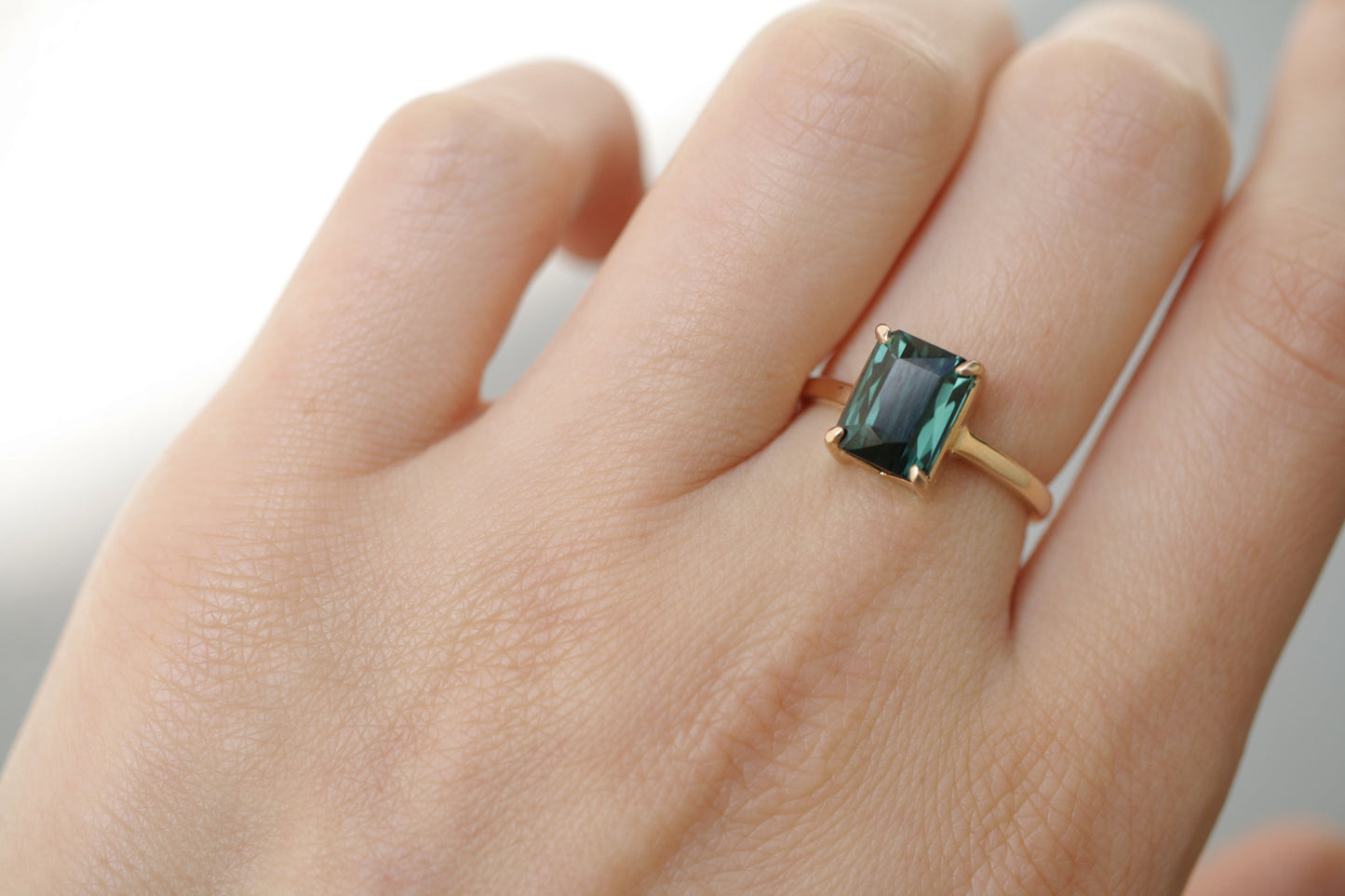 Anillo Nova Turmalina Indicolite II
