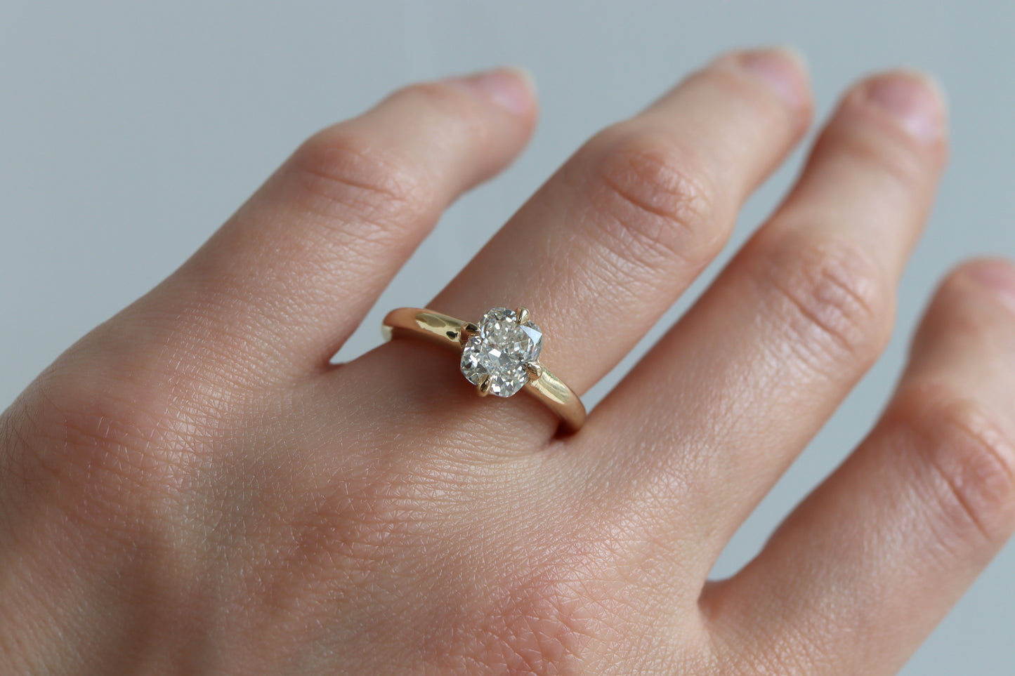 Anillo Octavia Diamante Cushion 1.36cts Bridal