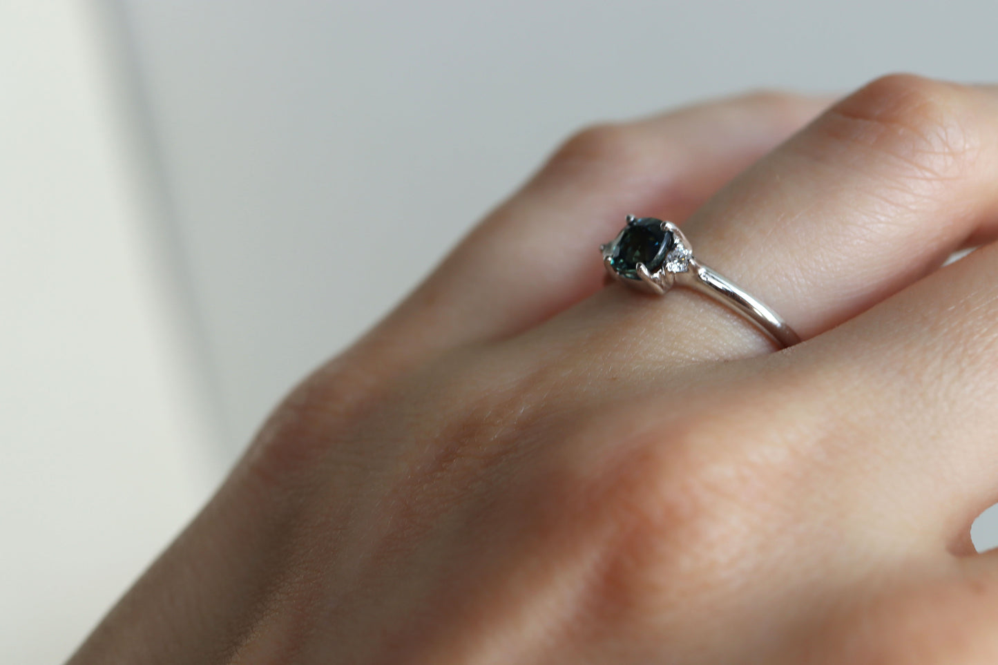 Anillo Pamela Zafiro Mermaid Bridal