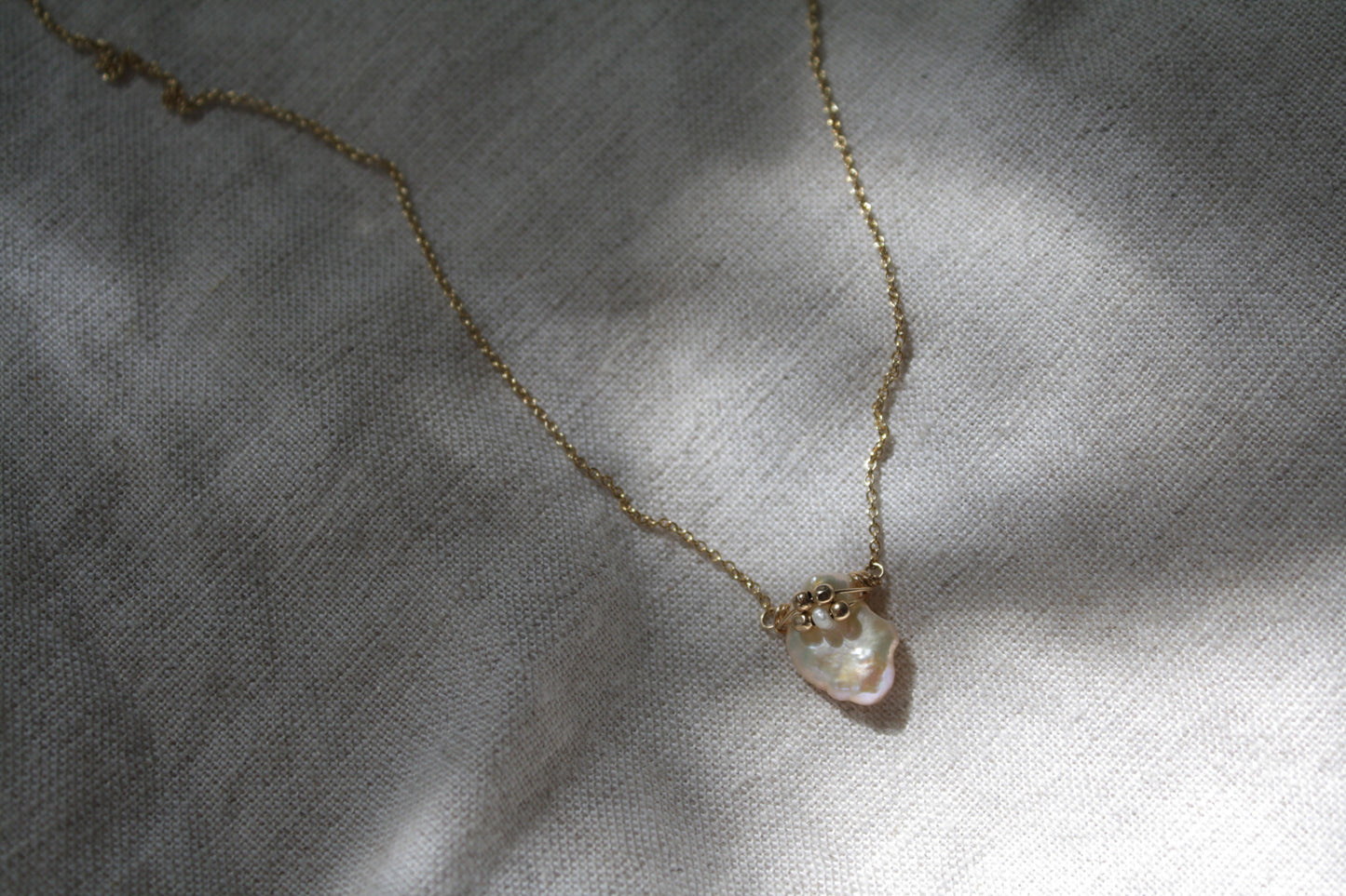 Collar Perla Keshi