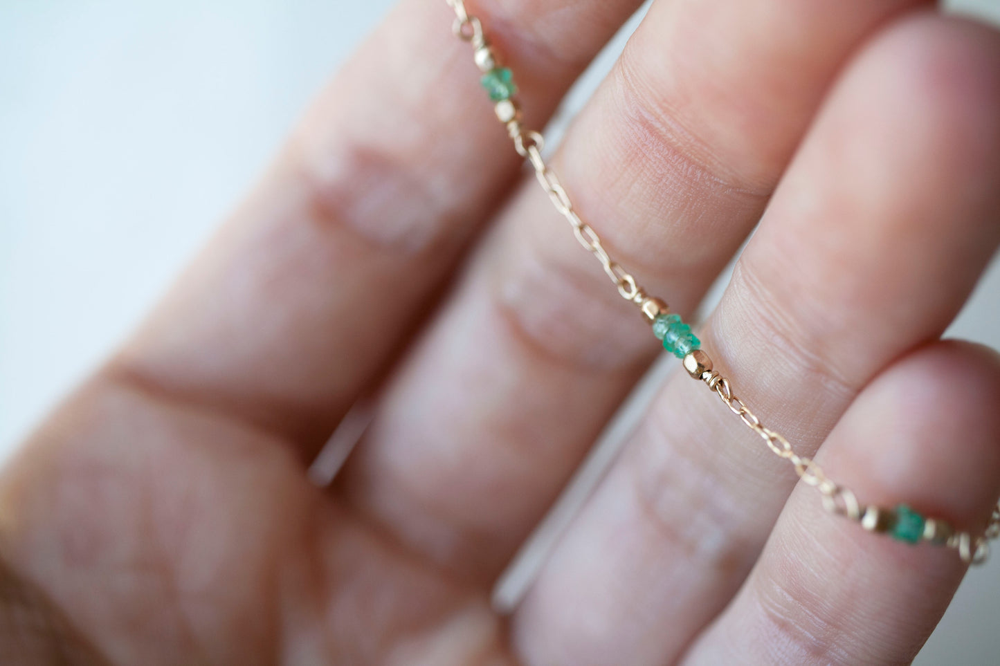 Pulsera Rocio Esmeralda