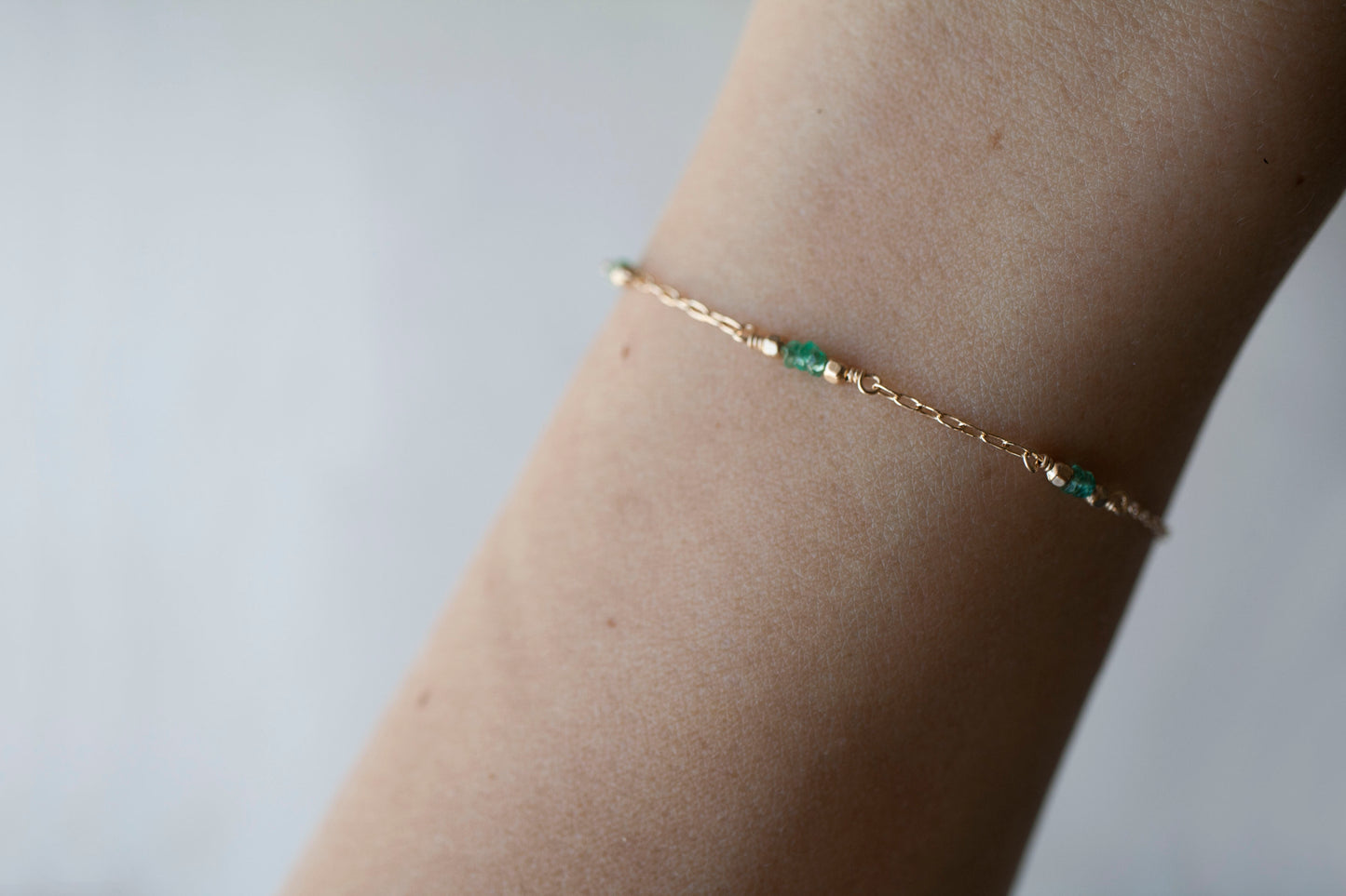 Pulsera Rocio Esmeralda