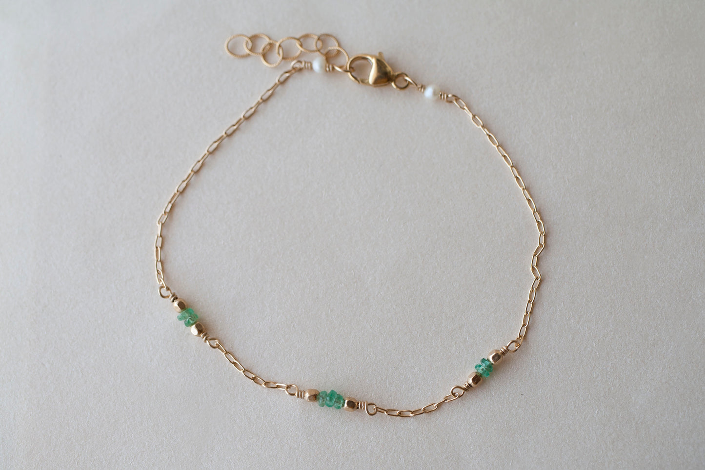 Pulsera Rocio Esmeralda