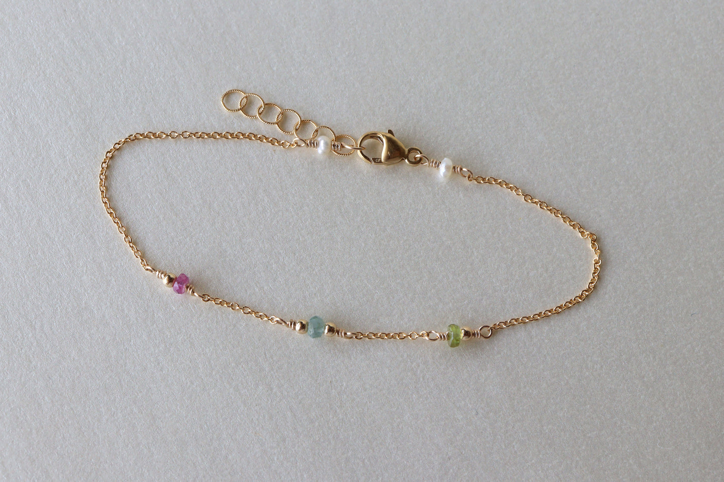 Pulsera Rocio Turmalinas