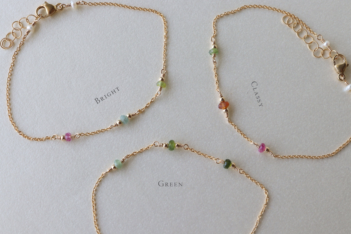 Pulsera Rocio Turmalinas
