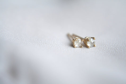 Aretes Luxe Diamante Rosecut Fine