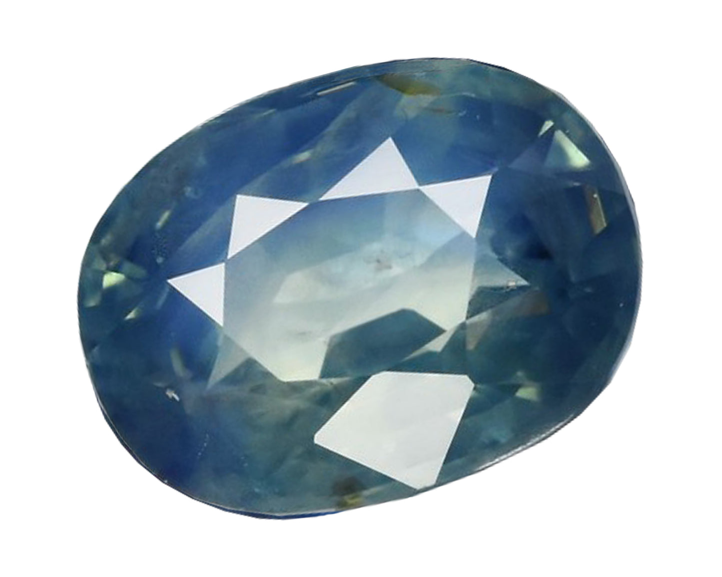 Piedra Zafiro Verde Azul 0.73cts S-2040