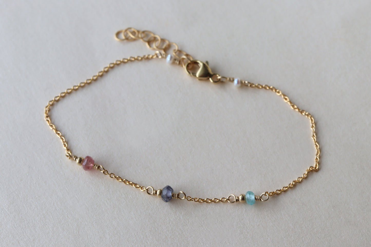 Pulsera Sofia Piedras del Mes Personalizada