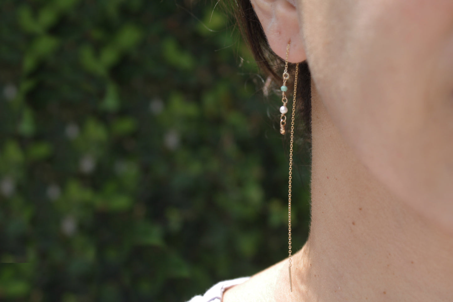 Threaders Turquesa y Perla