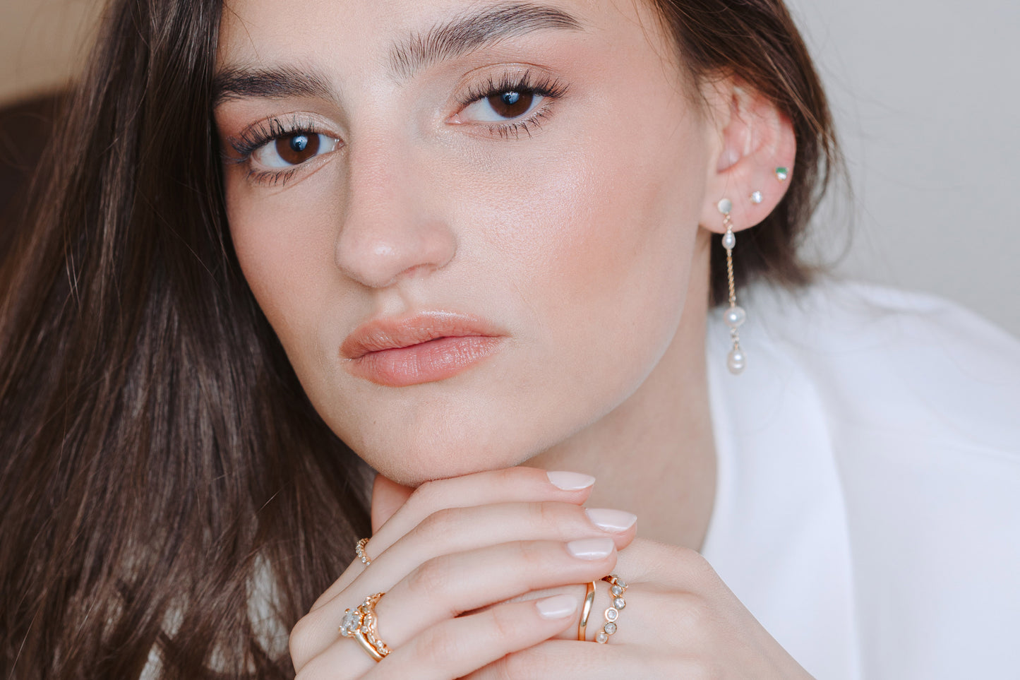 Aretes Mosaic Perlas