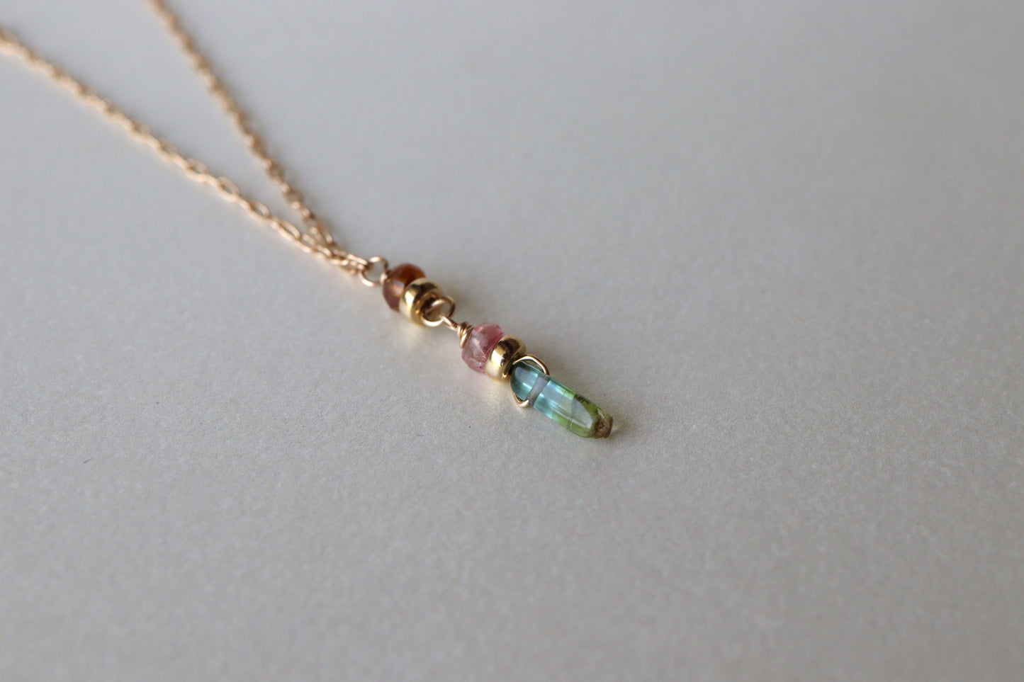 Collar Totem Turmalina Sandia