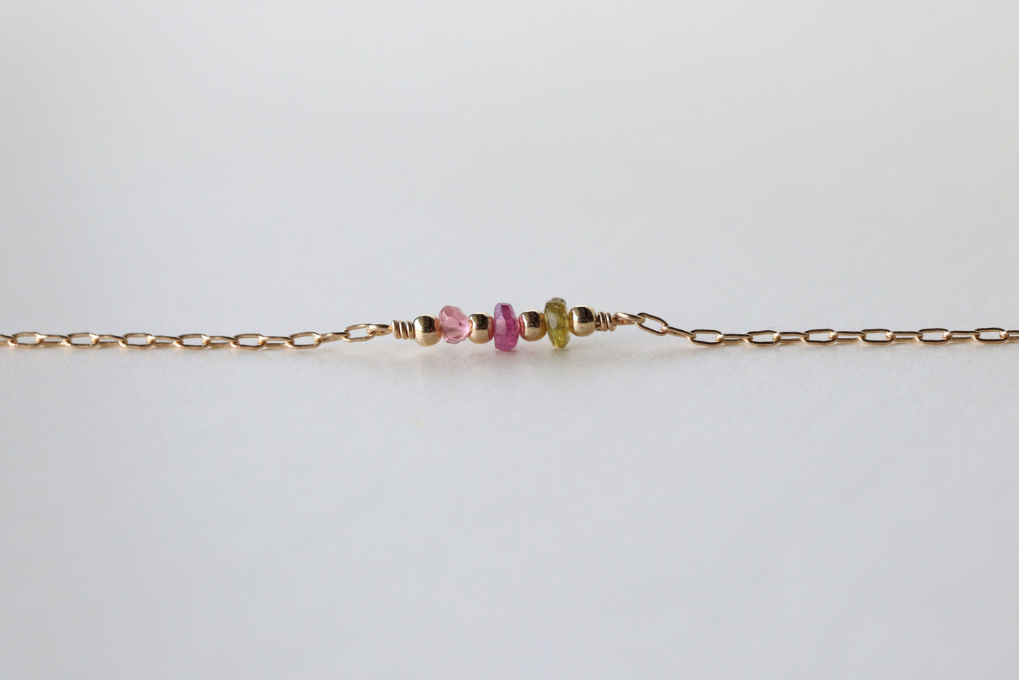 Pulsera Trio Turmalina Sandia