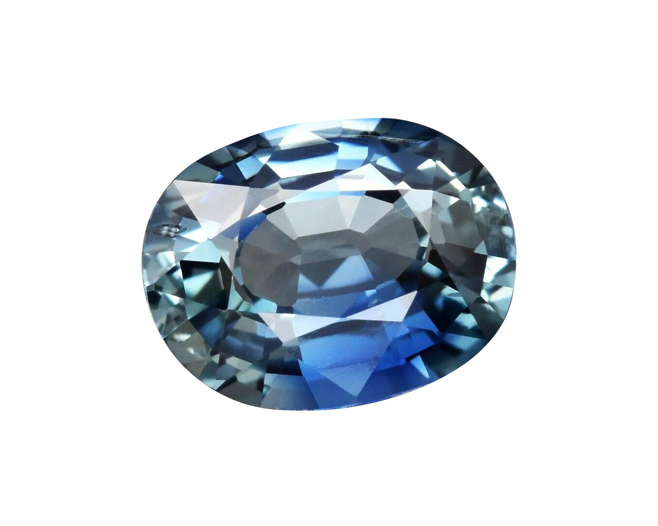 Piedra Zafiro Verde Azul 1.60cts S-1754