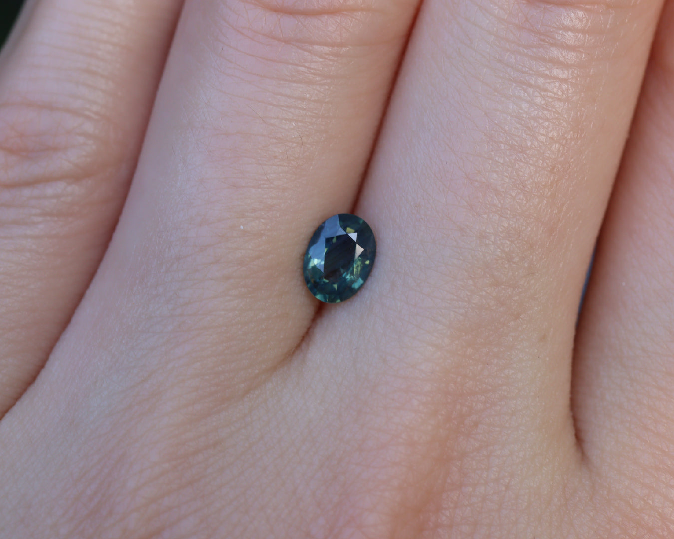 Piedra Zafiro Verde Azul 0.78cts S-1546