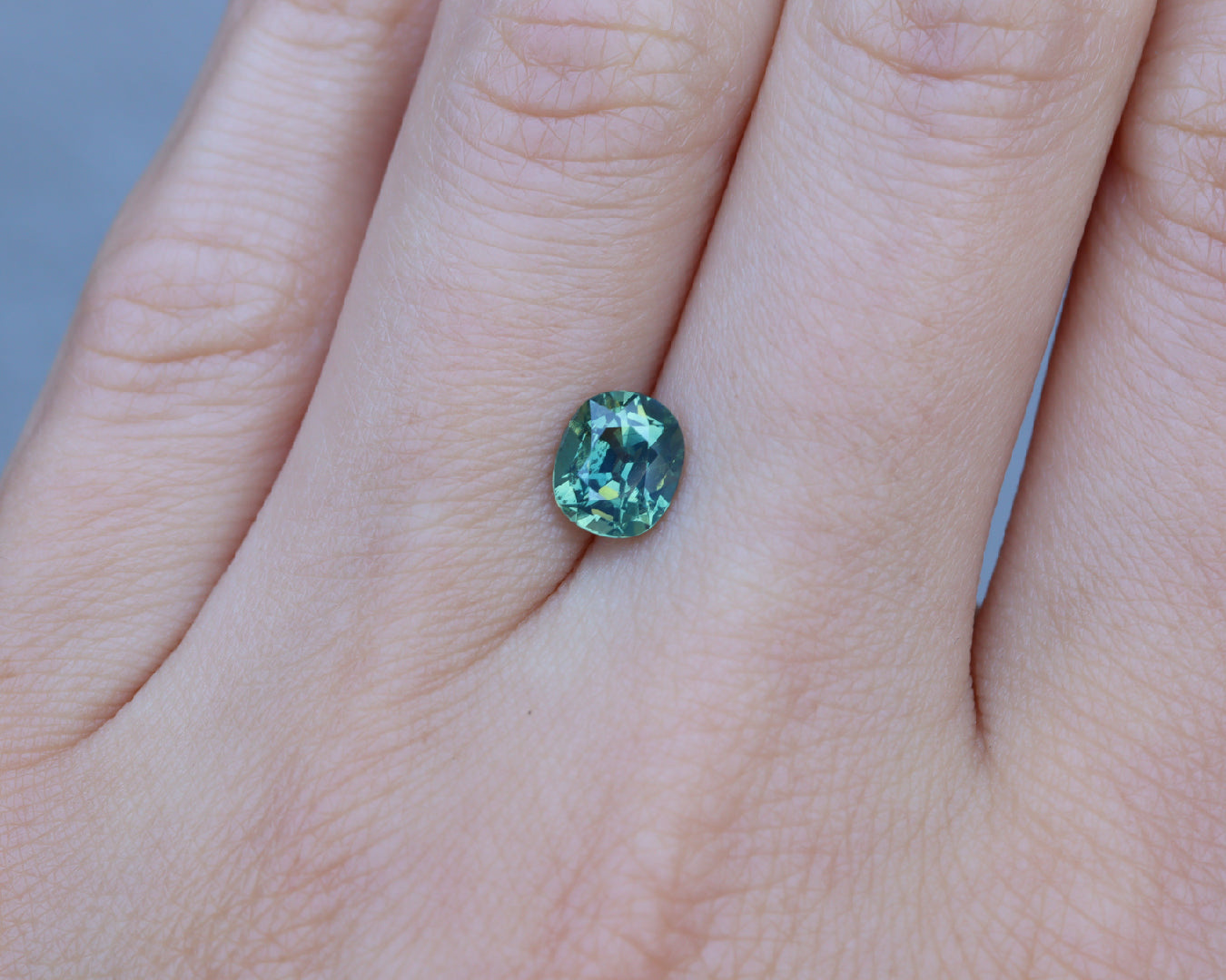 Piedra Zafiro Verde 1.37cts S-1779