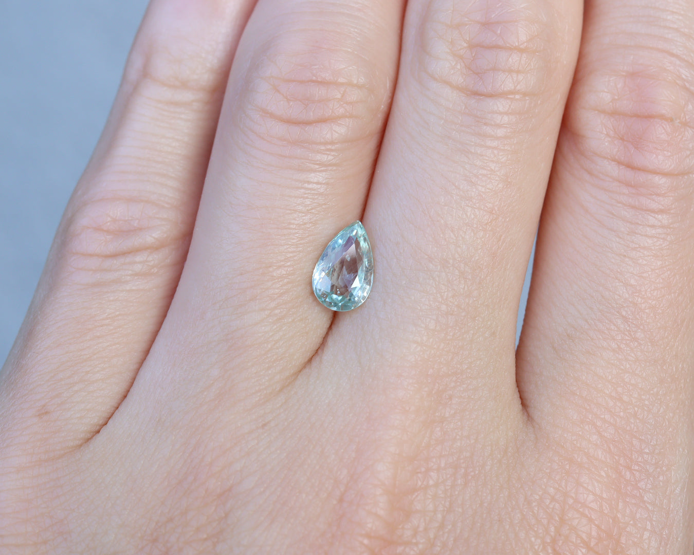 Piedra Zafiro Verde Menta 1.61cts S-1357