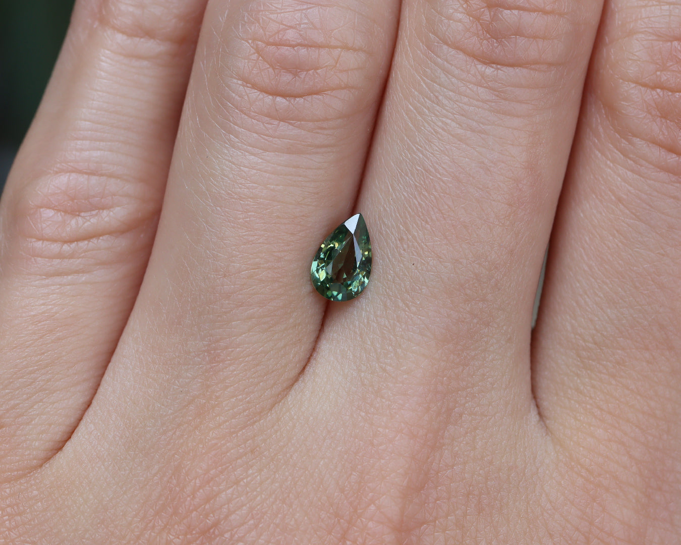 Piedra Zafiro Verde 0.92cts S-1763