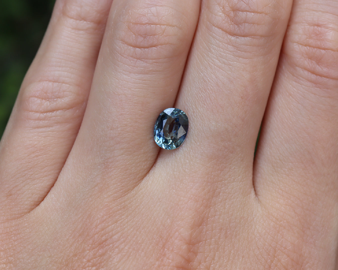 Piedra Zafiro Verde Azul 1.60cts S-1754