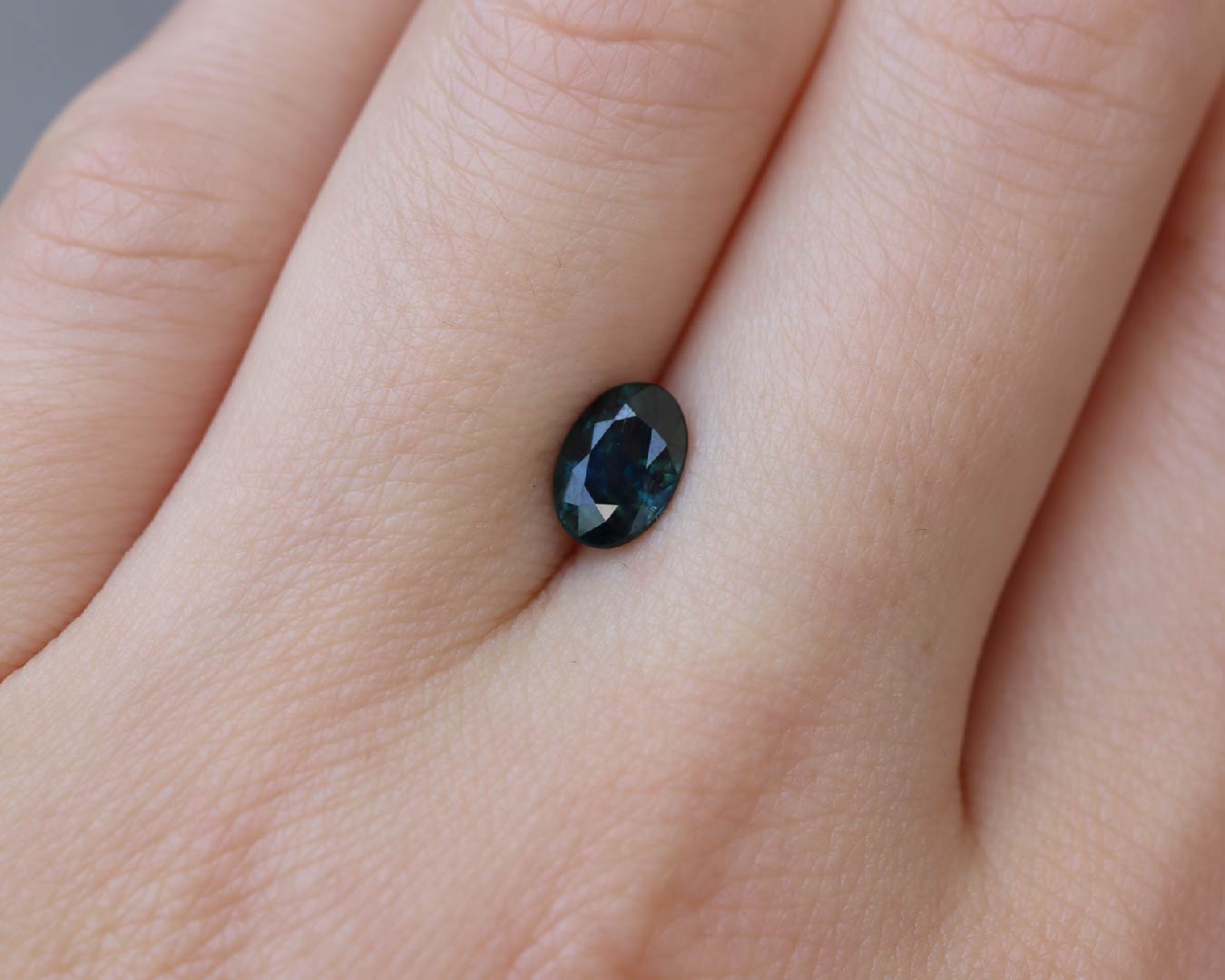 Piedra Zafiro Verde Azul 1.21cts S-1445