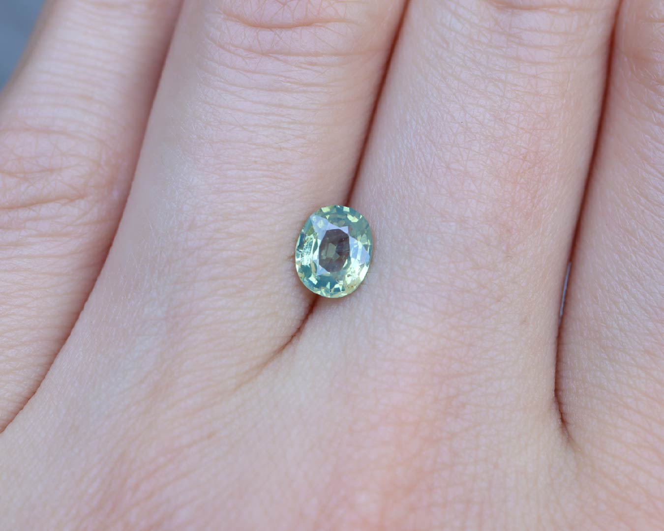 Piedra Zafiro Verde 1.02cts S-1448