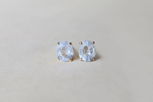 Aretes Luxe Zafiro Baby Blue Fine