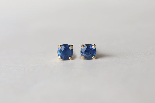 Aretes Luxe Zafiro Azul Fine