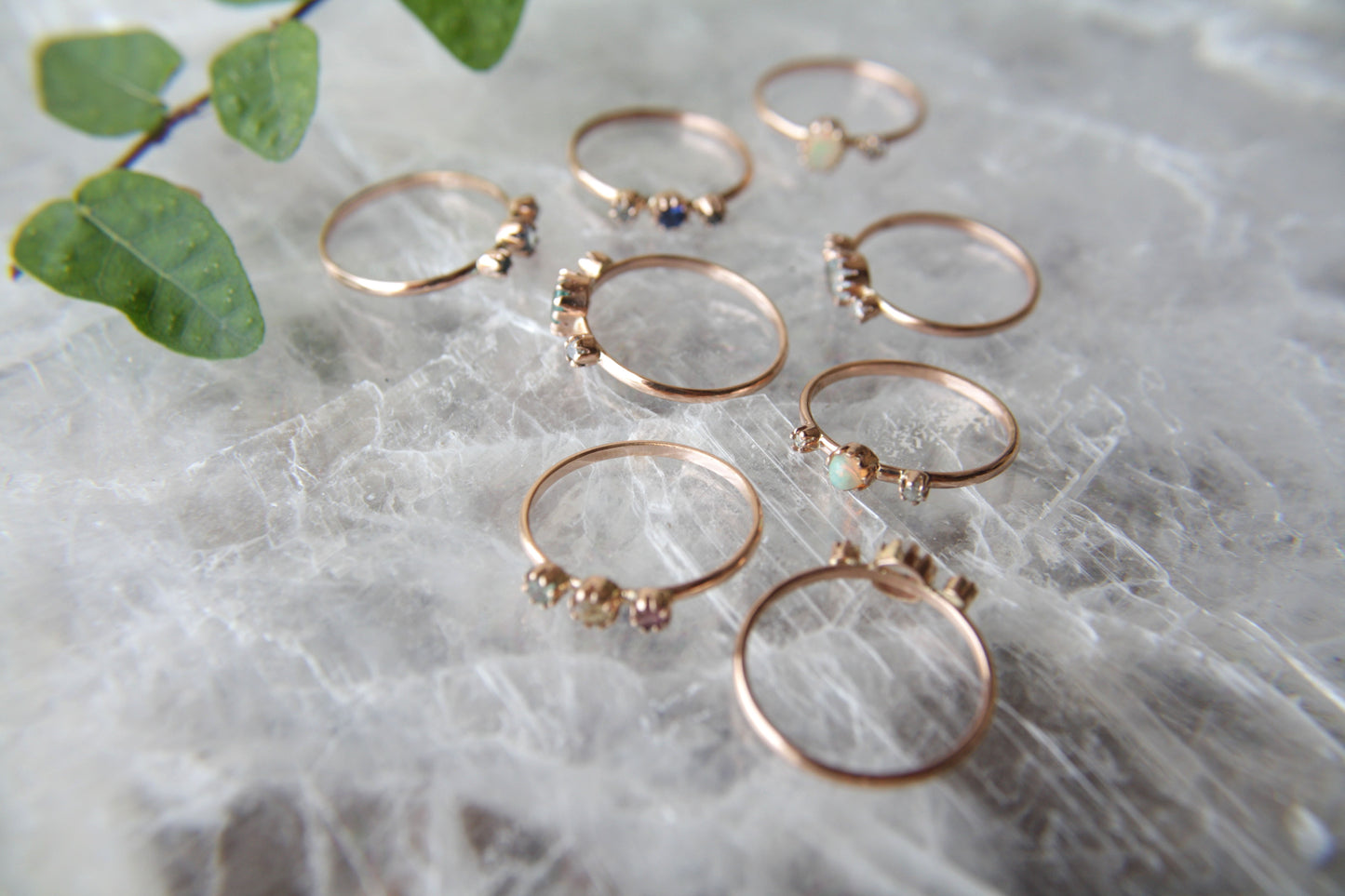 Anillo Luxe Zafiro y Diamantes