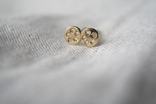 Studs Camila Diamante Blanco fine