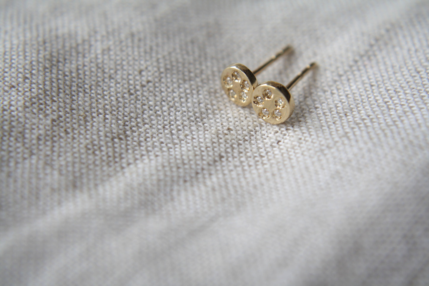 Studs Camila Diamante Blanco fine