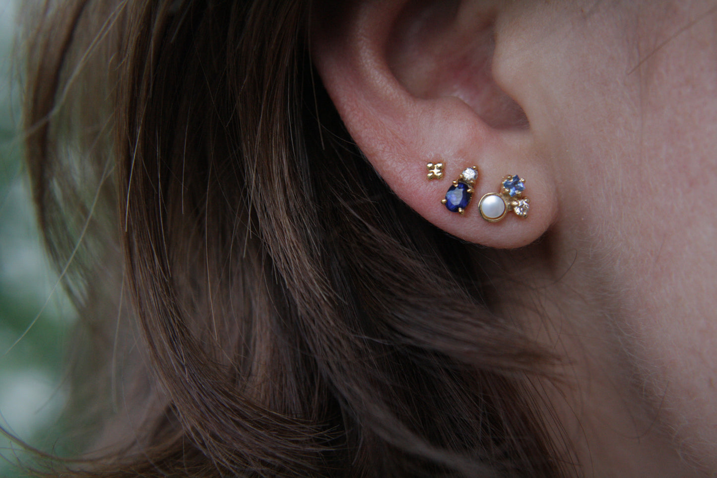 Aretes Dots Trebol fine