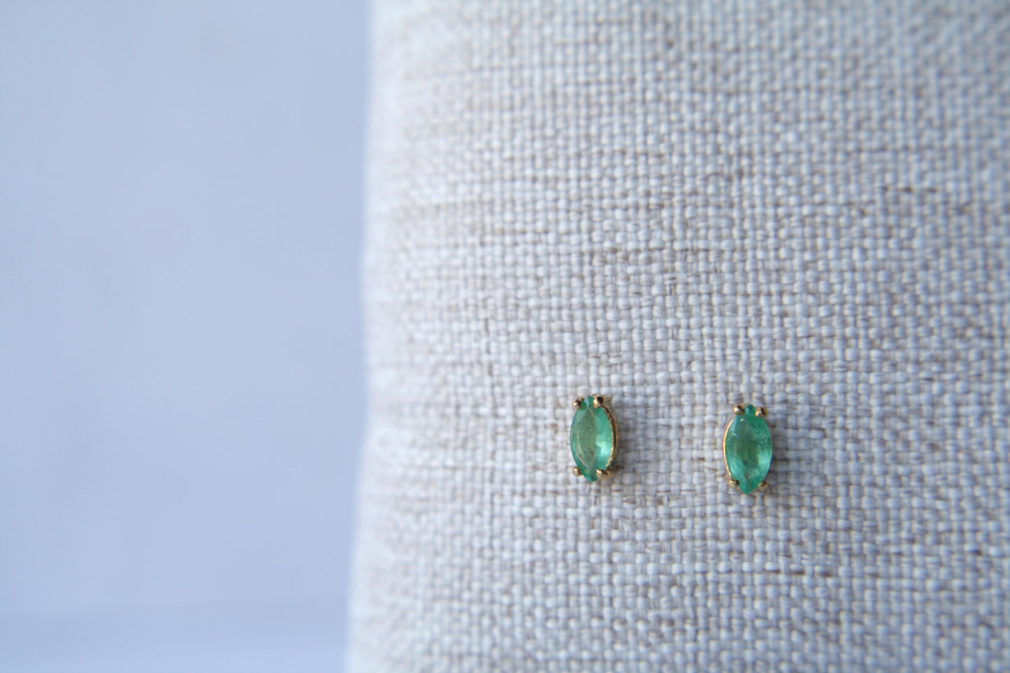 Aretes Luxe Esmeralda Marquise fine