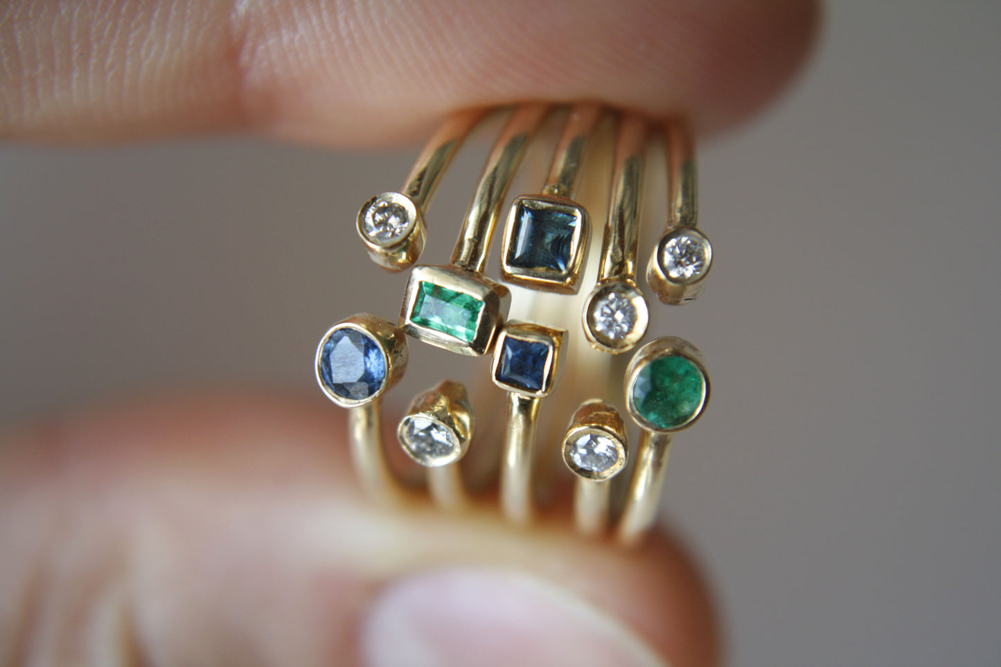 Anillo Elba Zafiros
