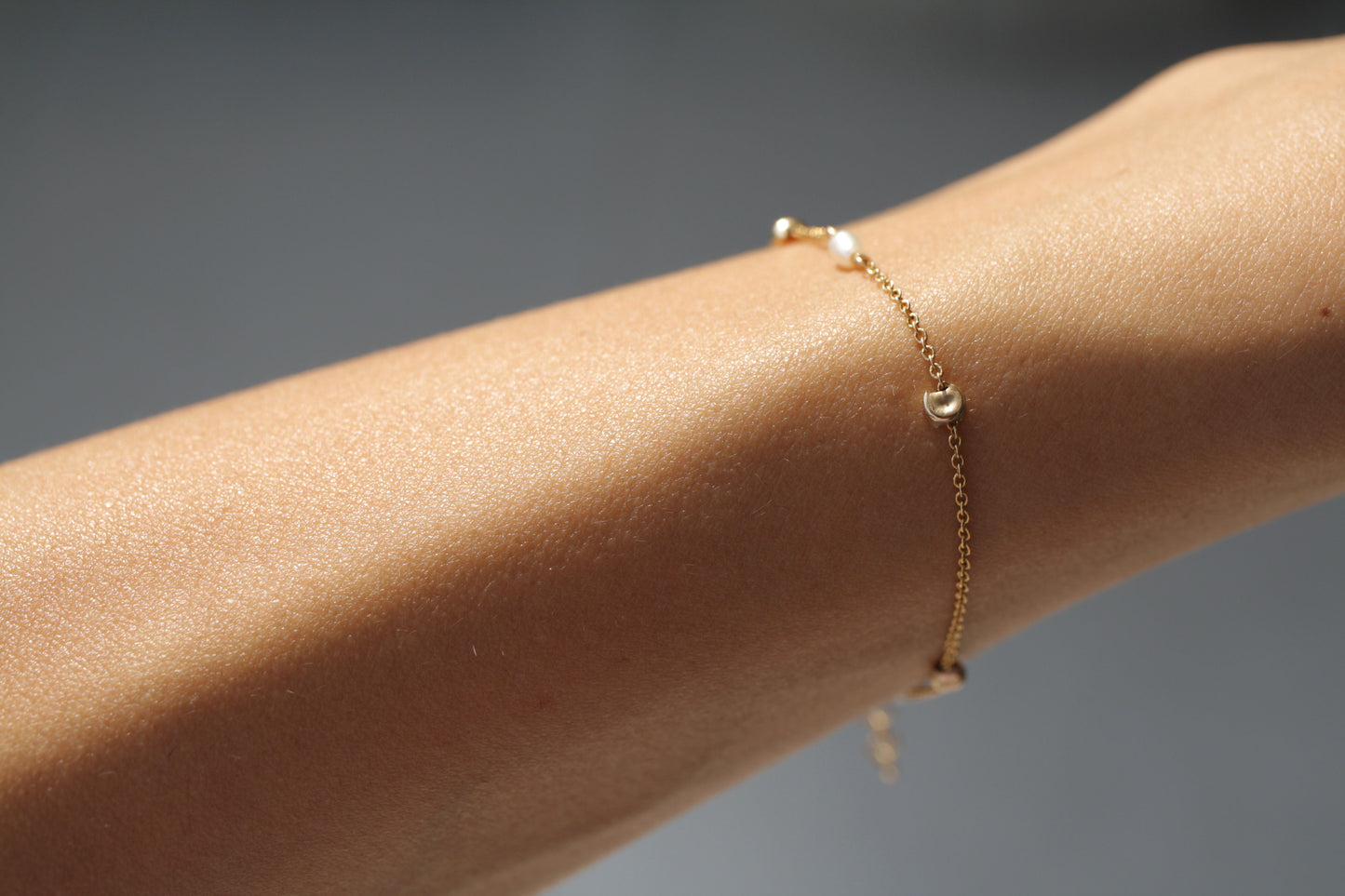 Pulsera Molten Gold Perla