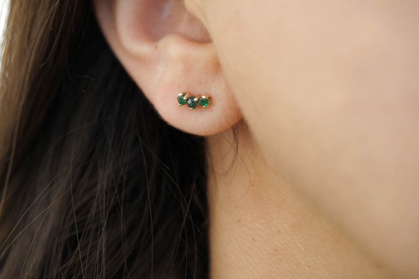 Arya Studs Diamantes y Zafiros Ice Fine